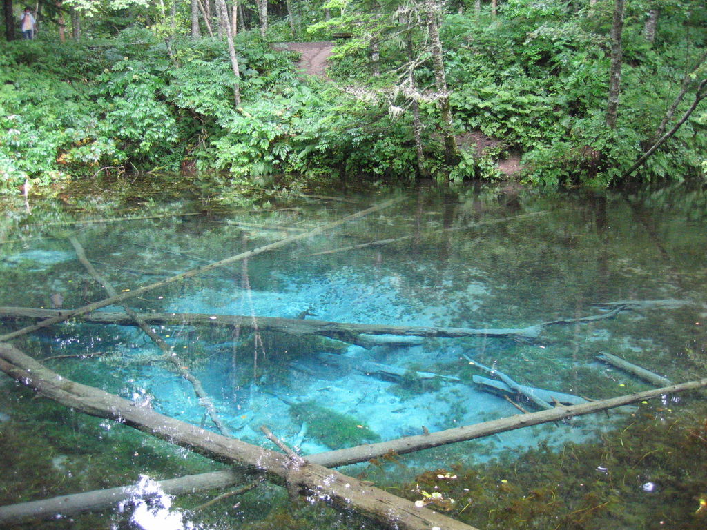 清里町 神の子池
コバルトブルーがきれい。
